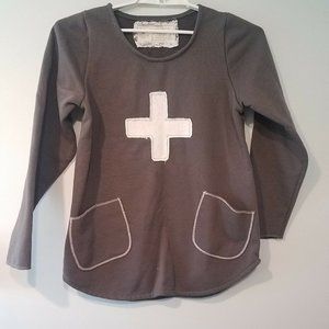 Cute Farmhouse Frocks Sweatshirt XS gray